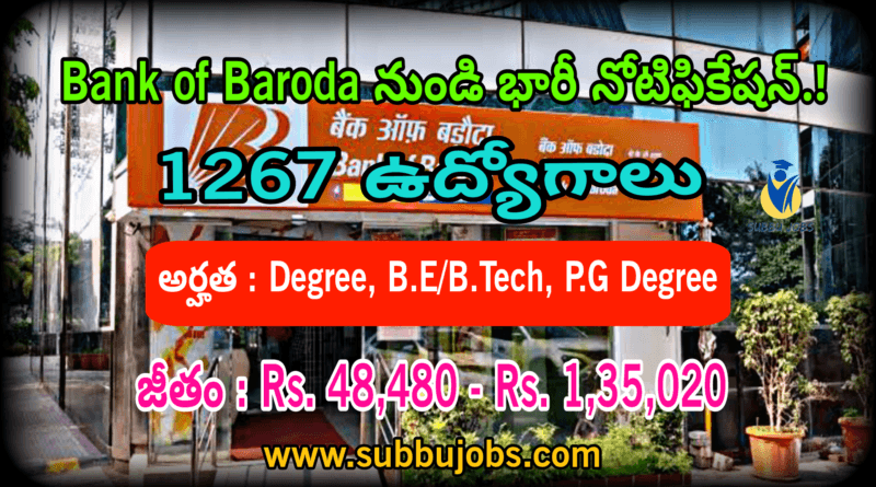 bank of baroda recruitment
